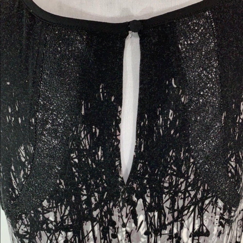 Lisa Rinna Collection Reverse Boarder Print tunic - Picture 4 of 7